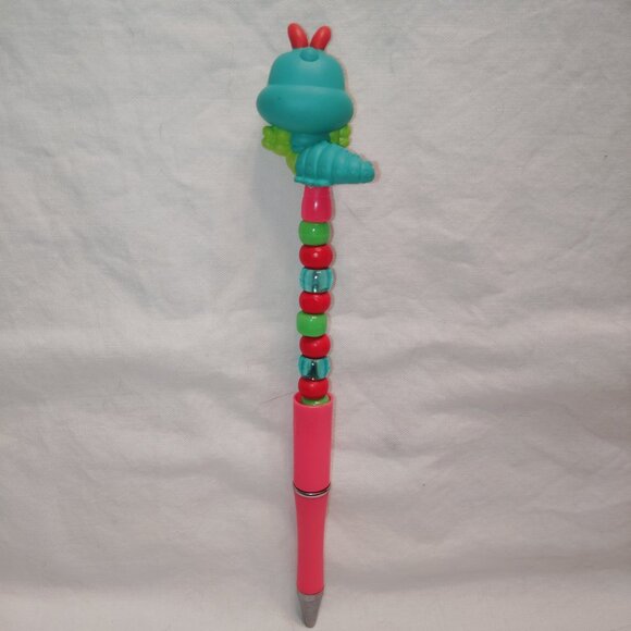 Disney Doorable- Heimlich - Handmade Beaded Pen A Bug's Life - Picture 2 of 2